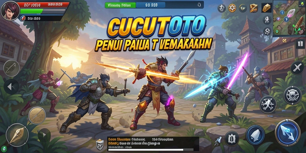 Tampilan gameplay <strong>CUCUTOTO</strong> yang menegangkan dan penuh strategi.