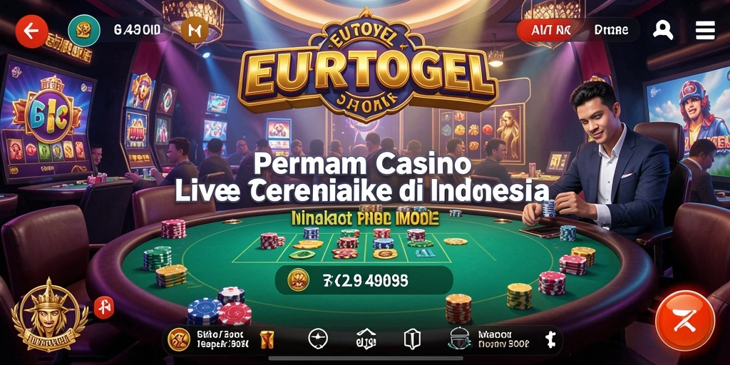 Tampilan gameplay yang menegangkan dan interaktif dari EUROTOGEL.