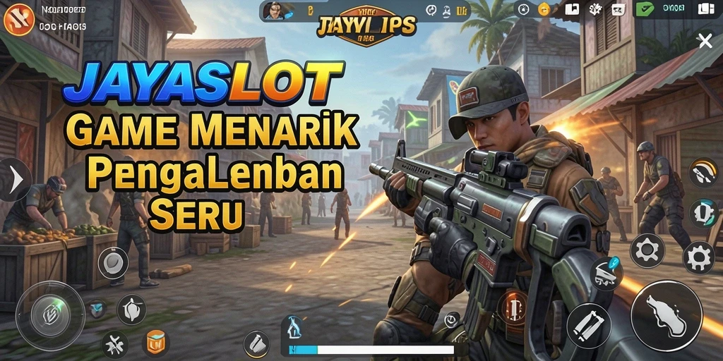 Tampilan gameplay JAYASLOT di medan perang yang mendebarkan.