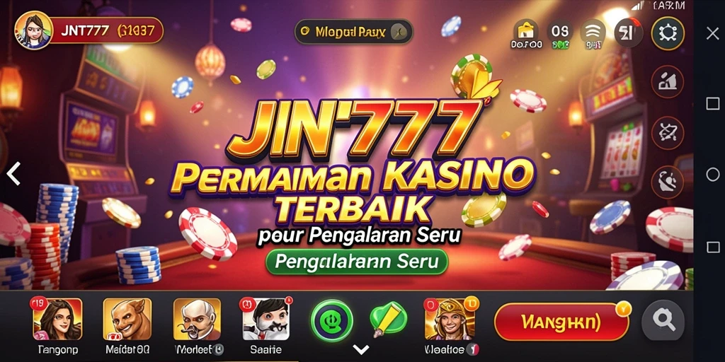 Menampilkan momen seru dalam permainan Kasino JNT777.