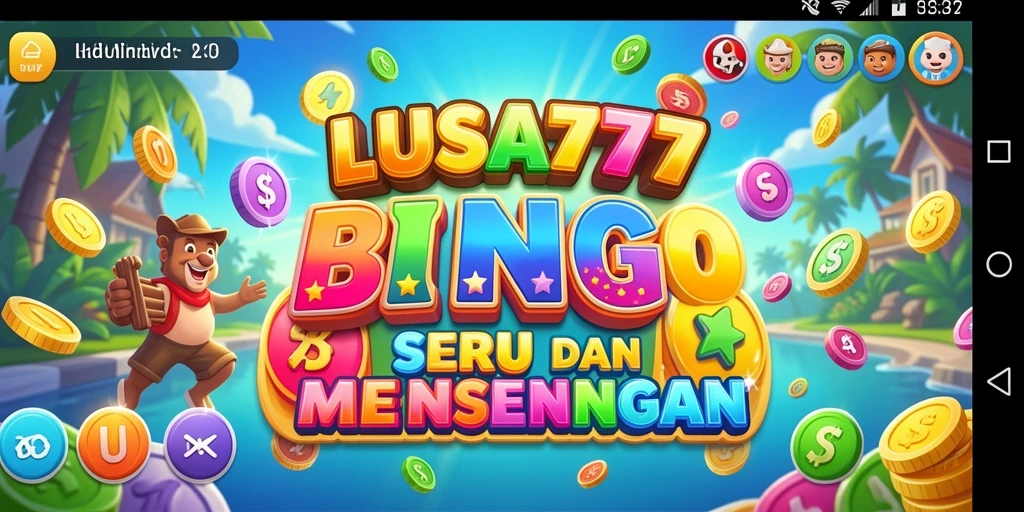 Screenshot gameplay LUSA777 dengan suasana Bingo yang seru.