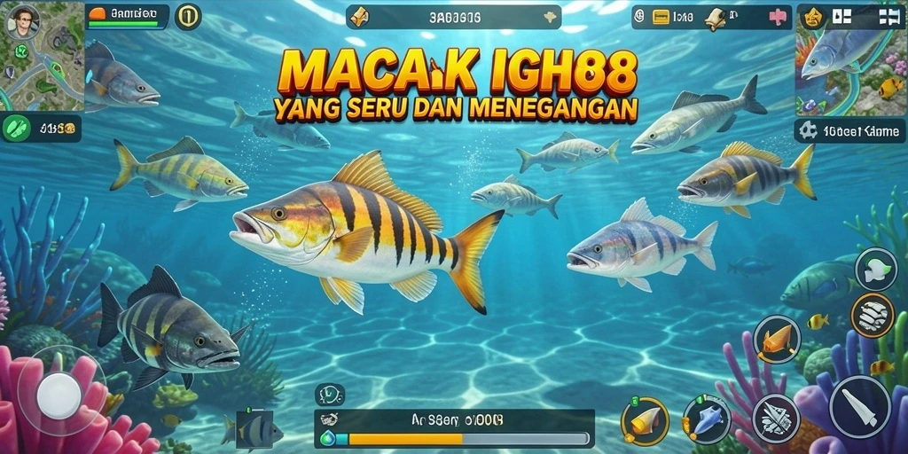 Screenshot gameplay Tembak Ikan yang seru dan menegangkan.