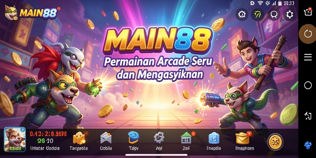 Screenshot gameplay MAIN88 menampilkan aksi menarik dan tantangan seru.