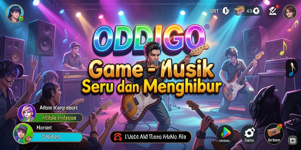 Tampilan gameplay ODDIGO yang menarik dan penuh energi.