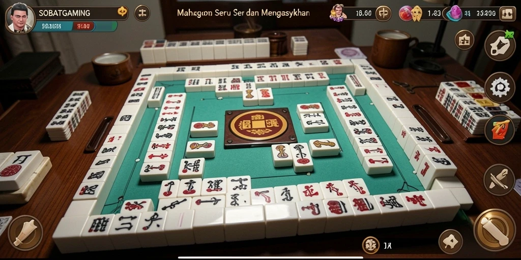 Gameplay Mahjong yang seru dan menantang di SOBATGAMING.