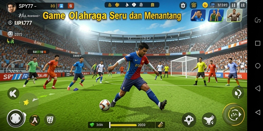 Tampilan gameplay SPY77 yang mendebarkan