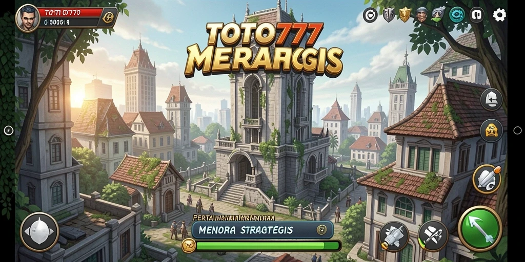 Tampilan gameplay menara pertahanan TOTO777 yang seru dan strategis.