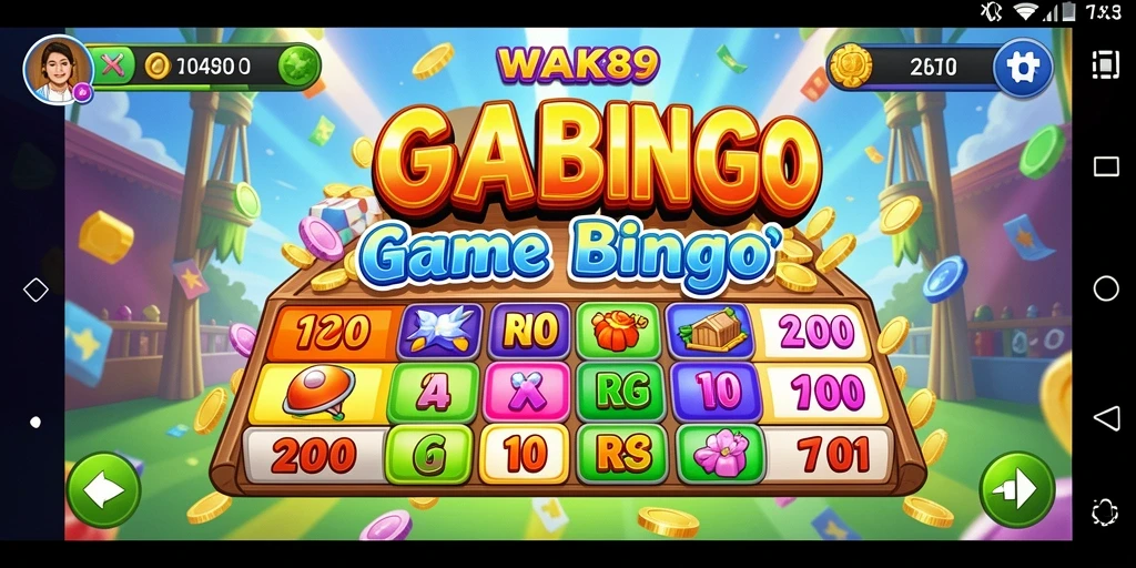 Tampilan permainan Bingo yang menarik dan mengasyikkan di WAK89.