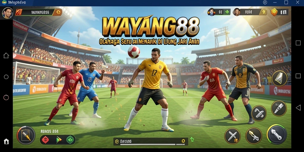 Tampilan aksi seru dalam gameplay WAYANG88 yang menegangkan.