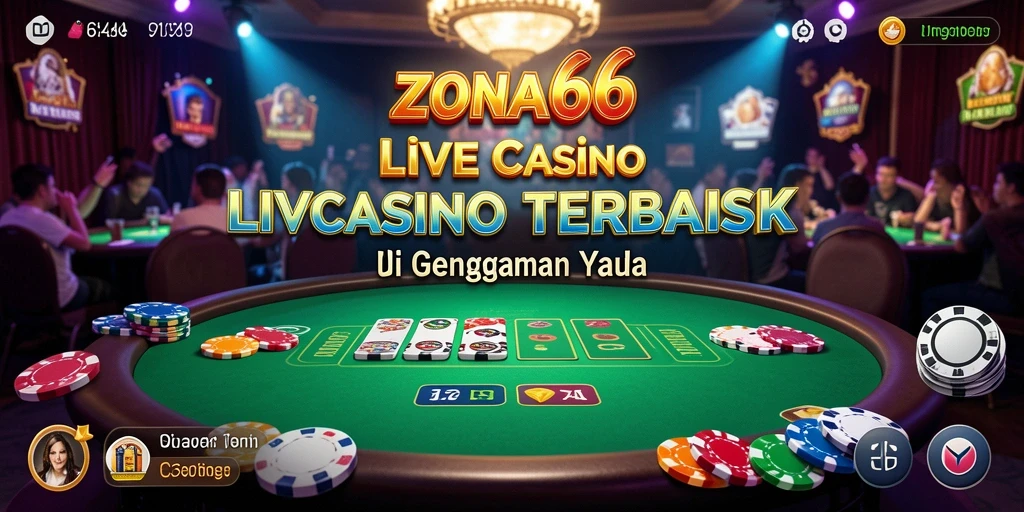 Tampilan gameplay menarik dari ZONA66 Live Casino.